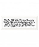 May the Lord Bless You and Keep You 1 White Framed Print Wall Art - Homeroots