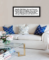 May the Lord Bless You and Keep You 2 Black Framed Print Wall Art - Homeroots