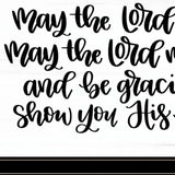 May the Lord Bless You and Keep You 2 Black Framed Print Wall Art - Homeroots