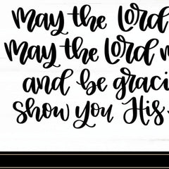 May the Lord Bless You and Keep You 2 Black Framed Print Wall Art - Homeroots