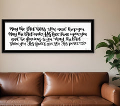 May the Lord Bless You and Keep You 2 Black Framed Print Wall Art - Homeroots