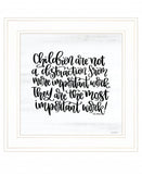 The Most Important Work 2 White Framed Print Wall Art - Homeroots