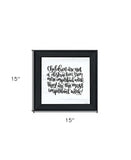 The Most Important Work 3 Black Framed Print Wall Art - Homeroots - Flyclothing LLC