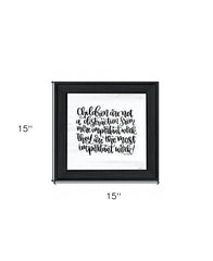 The Most Important Work 3 Black Framed Print Wall Art - Homeroots