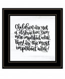 The Most Important Work 4 Black Framed Print Wall Art - Homeroots