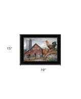 Good Morning Vermont 3 Black Framed Print Wall Art - Homeroots - Flyclothing LLC