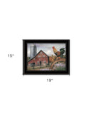 Good Morning Vermont 3 Black Framed Print Wall Art - Homeroots - Flyclothing LLC
