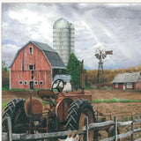 The Old Tractor 2 White Framed Print Wall Art - Homeroots