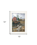 The Old Tractor 2 White Framed Print Wall Art - Homeroots - Flyclothing LLC