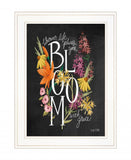 Bloom with Grace 2 White Framed Print Wall Art - Homeroots