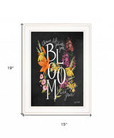 Bloom with Grace 2 White Framed Print Wall Art - Homeroots - Flyclothing LLC