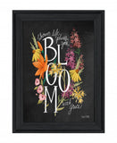 Bloom with Grace 3 Black Framed Print Wall Art - Homeroots