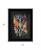 Bloom with Grace 4 Black Framed Print Wall Art - Homeroots - Flyclothing LLC