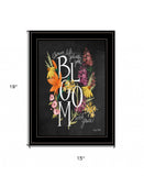 Bloom with Grace 4 Black Framed Print Wall Art - Homeroots - Flyclothing LLC