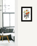 Love Grows Here 5 Black Framed Print Wall Art - Homeroots