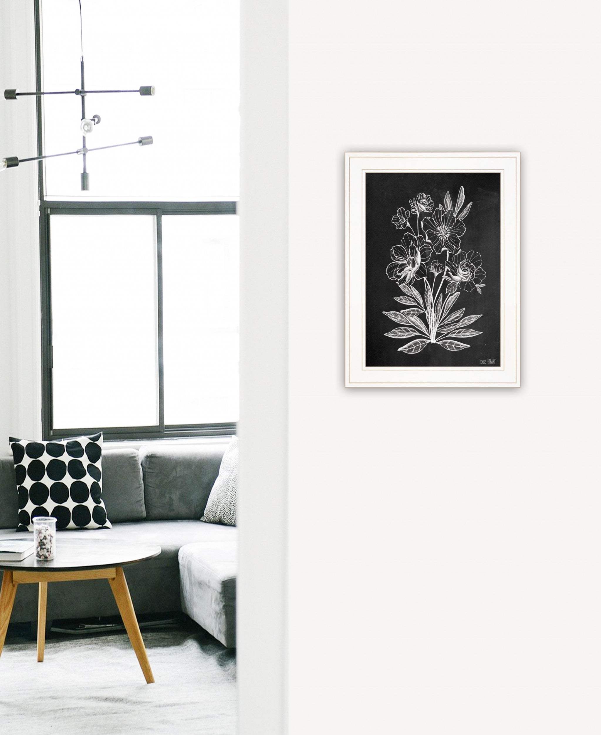 Vintage Chalkboard 2 White Framed Print Wall Art - Homeroots - Flyclothing LLC