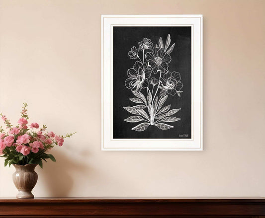 Vintage Chalkboard 2 White Framed Print Wall Art - Homeroots - Flyclothing LLC