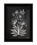 Vintage Chalkboard 3 Black Framed Print Wall Art - Homeroots