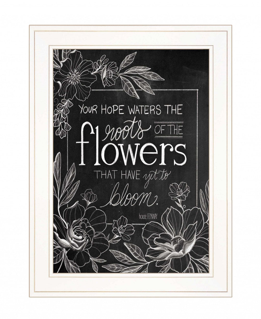 Yet to Bloom 3 White Framed Print Wall Art - Homeroots - Flyclothing LLC