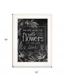 Yet to Bloom 3 White Framed Print Wall Art - Homeroots - Flyclothing LLC