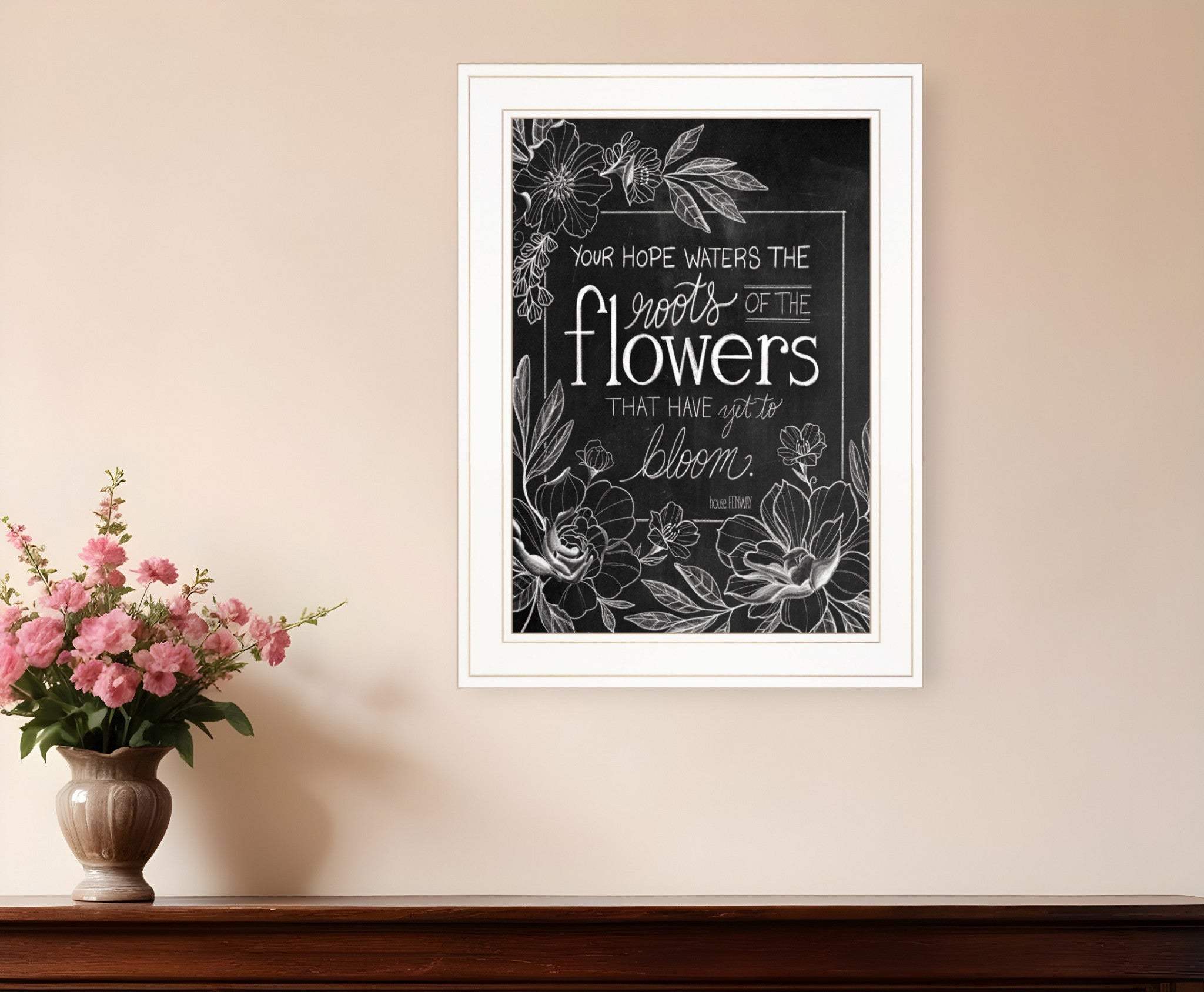 Yet to Bloom 3 White Framed Print Wall Art - Homeroots - Flyclothing LLC