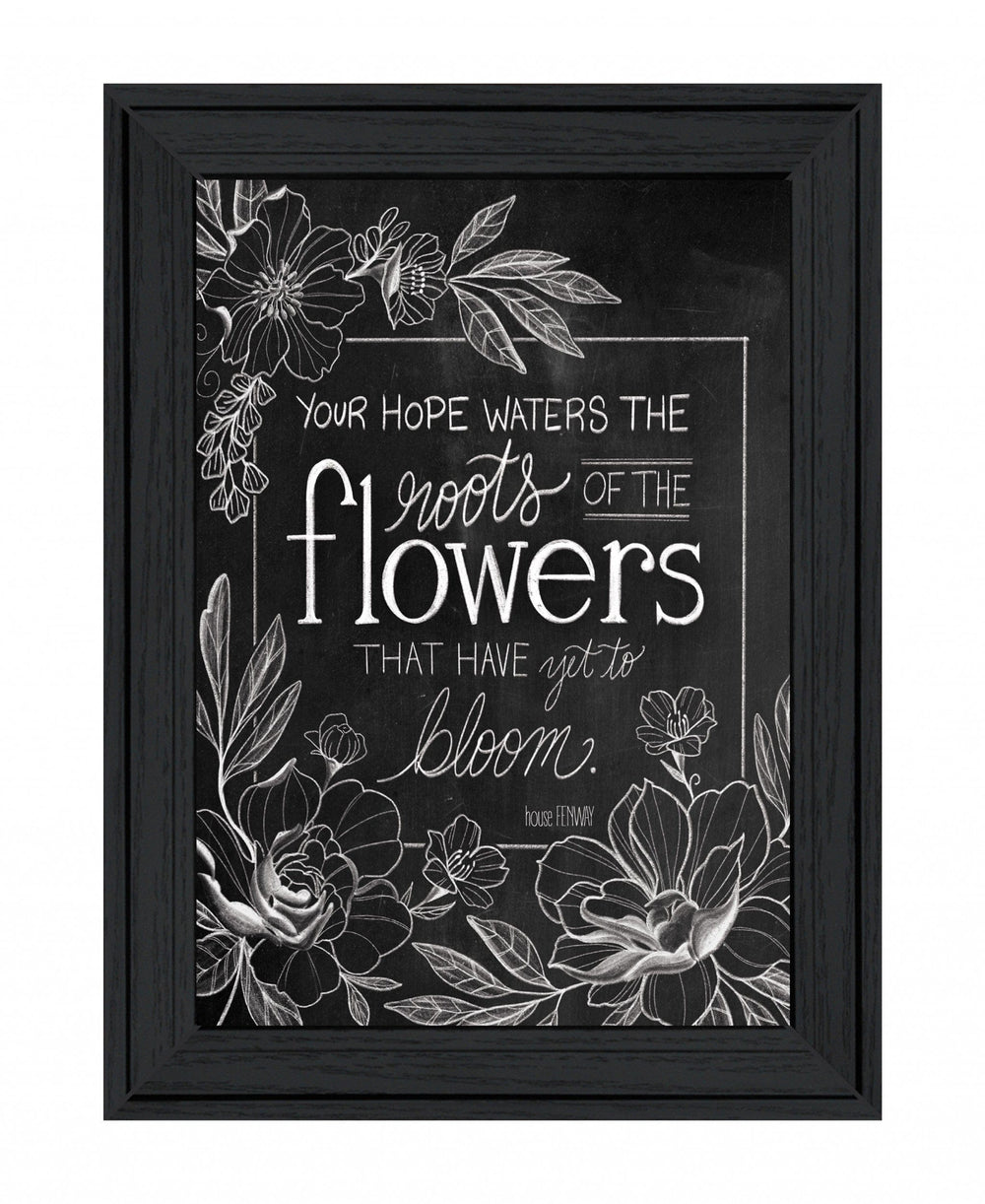 Yet to Bloom 4 Black Framed Print Wall Art - Homeroots - Flyclothing LLC