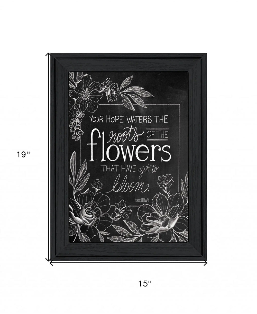 Yet to Bloom 4 Black Framed Print Wall Art - Homeroots - Flyclothing LLC