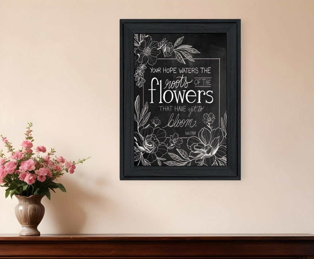 Yet to Bloom 4 Black Framed Print Wall Art - Homeroots