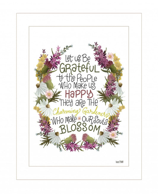 Charming Garden 2 White Framed Print Wall Art - Homeroots - Flyclothing LLC