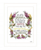 Charming Garden 2 White Framed Print Wall Art - Homeroots