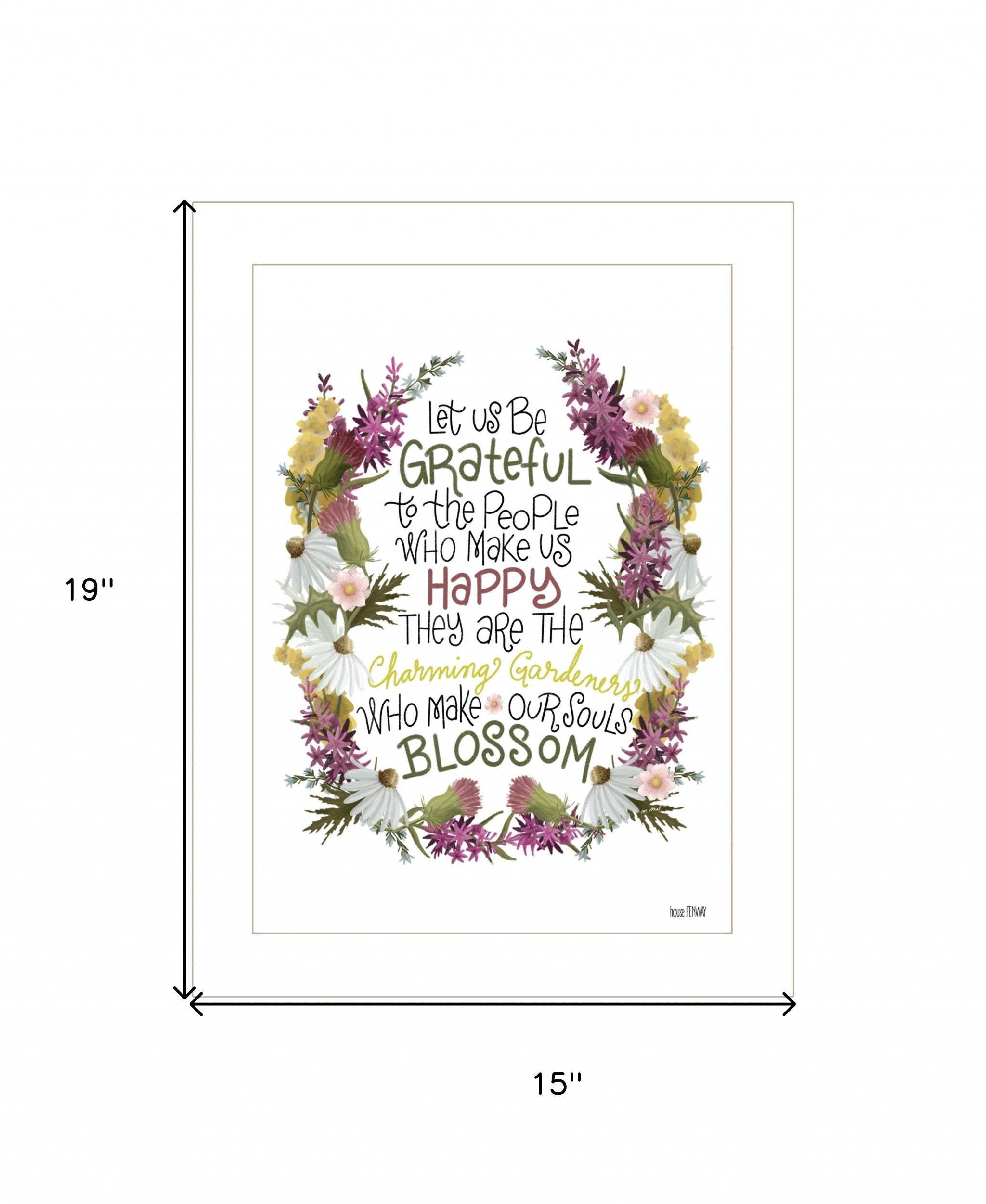 Charming Garden 2 White Framed Print Wall Art - Homeroots - Flyclothing LLC