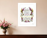 Charming Garden 2 White Framed Print Wall Art - Homeroots