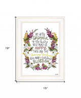 Charming Garden 3 White Framed Print Wall Art - Homeroots - Flyclothing LLC