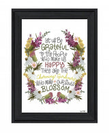Charming Garden 4 Black Framed Print Wall Art - Homeroots - Flyclothing LLC