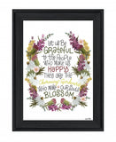 Charming Garden 4 Black Framed Print Wall Art - Homeroots