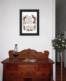 Charming Garden 4 Black Framed Print Wall Art - Homeroots