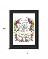 Charming Garden 4 Black Framed Print Wall Art - Homeroots - Flyclothing LLC