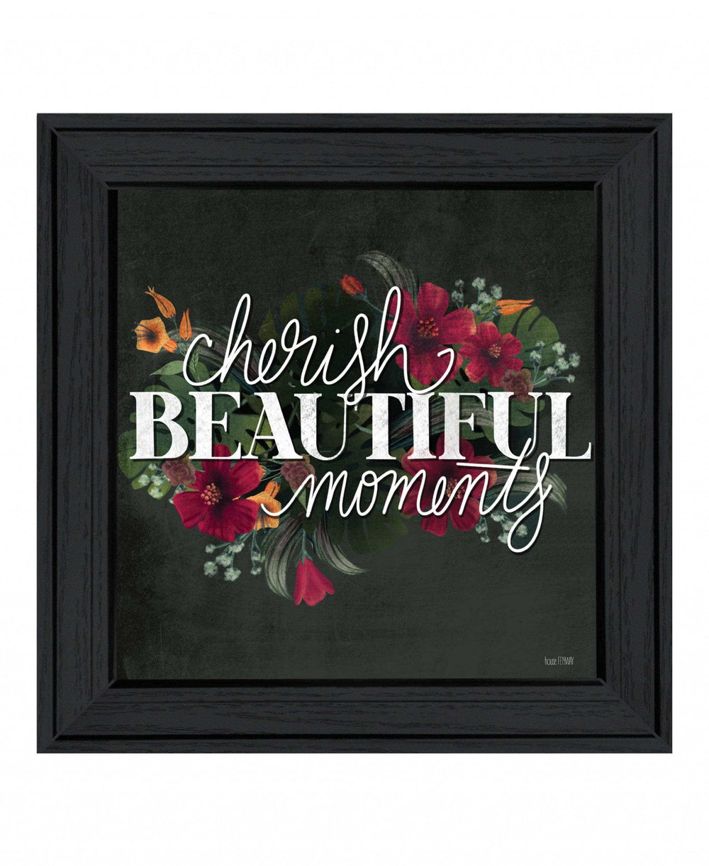 Cherish the Moments 3 Black Framed Print Wall Art - Homeroots - Flyclothing LLC