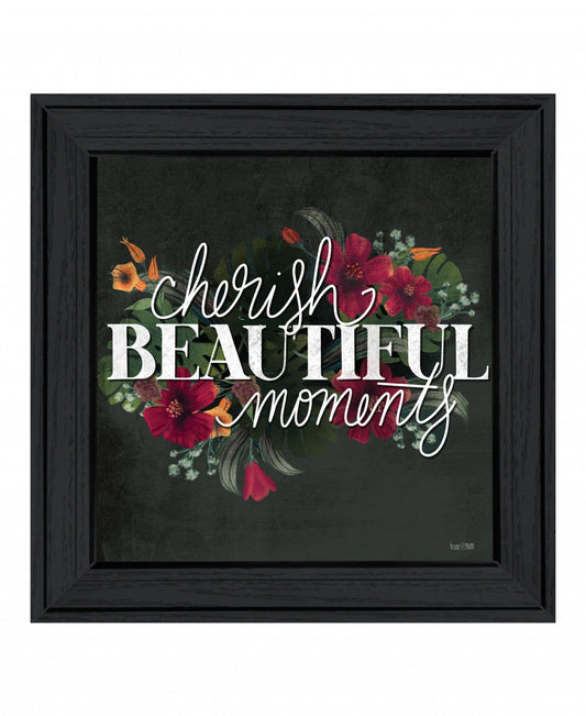 Cherish the Moments 3 Black Framed Print Wall Art - Homeroots