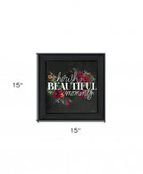 Cherish the Moments 3 Black Framed Print Wall Art - Homeroots - Flyclothing LLC
