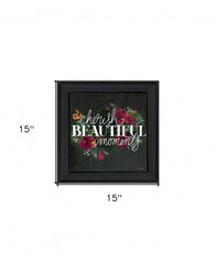 Cherish the Moments 3 Black Framed Print Wall Art - Homeroots