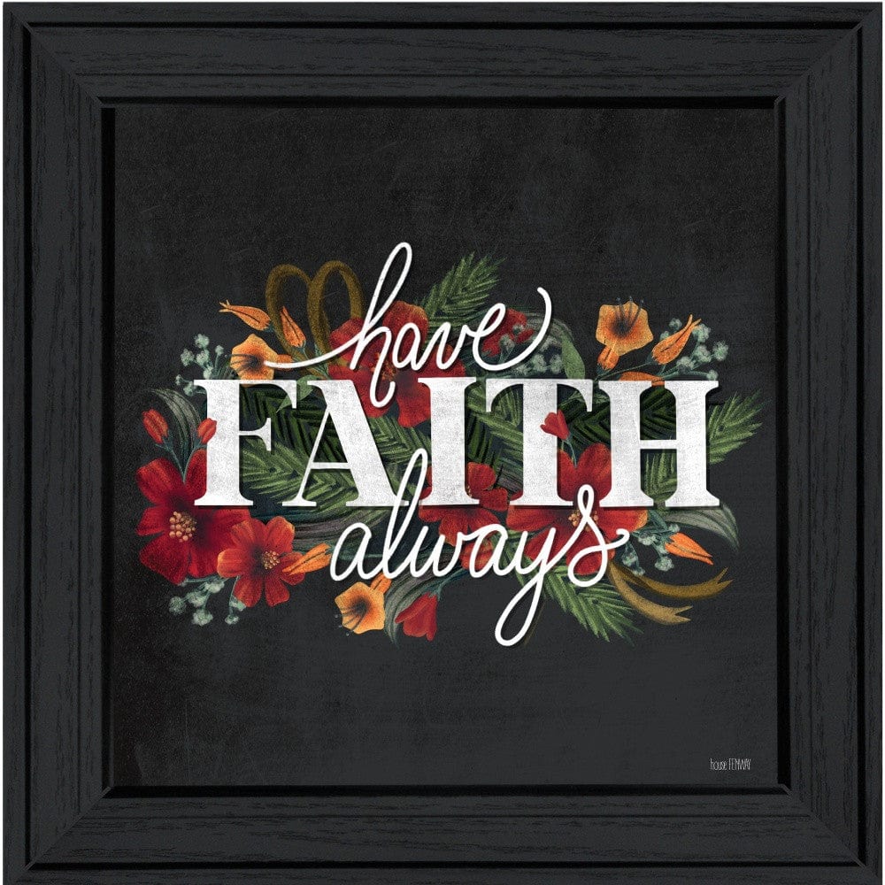 Have Faith 3 Black Framed Print Wall Art - Homeroots