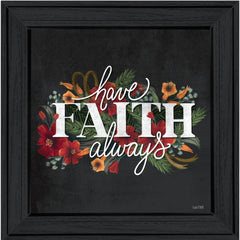 Have Faith 3 Black Framed Print Wall Art - Homeroots