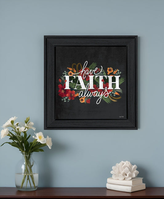 Have Faith 3 Black Framed Print Wall Art - Homeroots