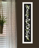 Welcome Sign I 4 White Framed Print Wall Art - Homeroots