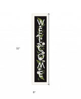 Welcome Sign I 4 White Framed Print Wall Art - Homeroots - Flyclothing LLC