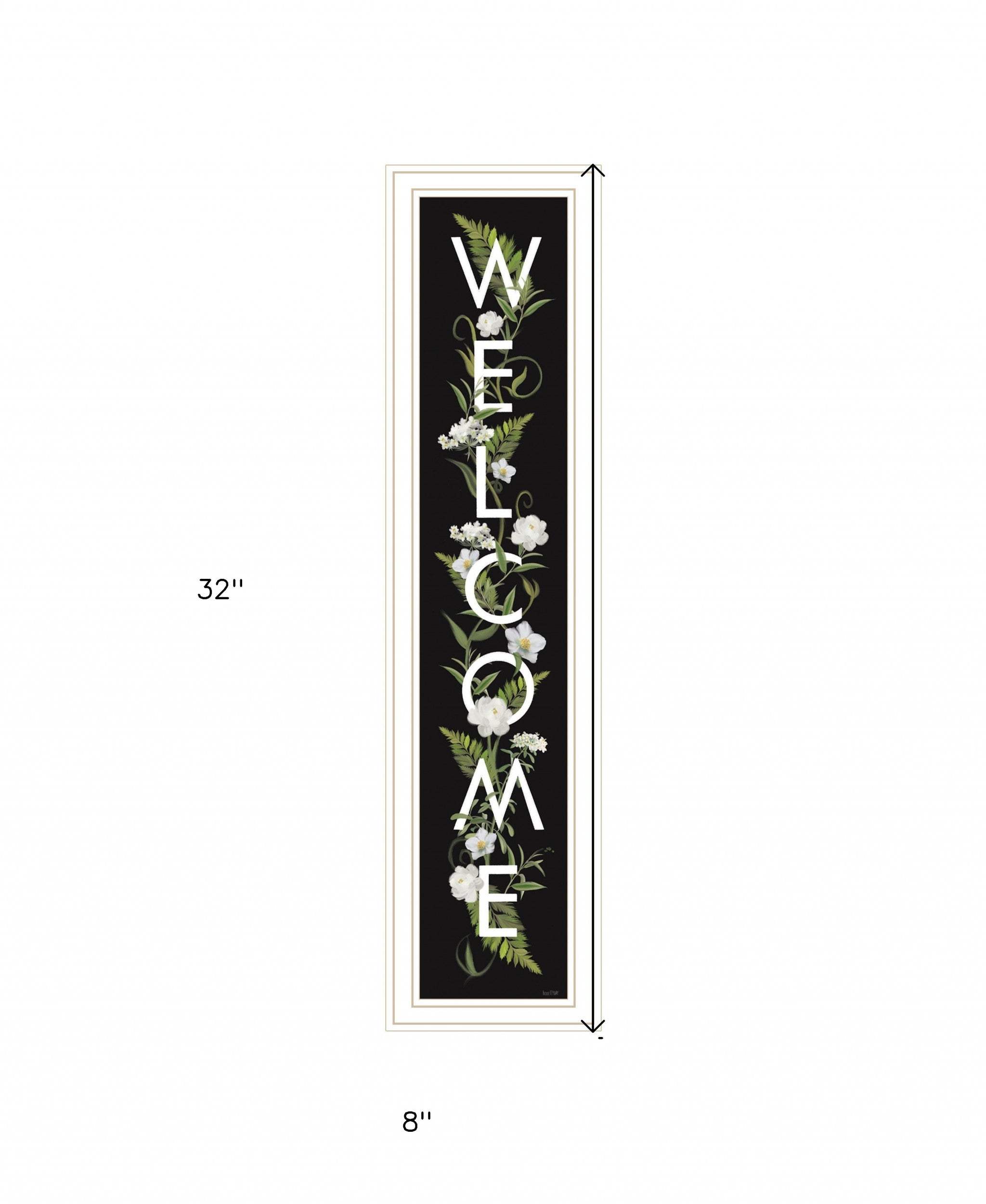 Welcome Sign I 4 White Framed Print Wall Art - Homeroots - Flyclothing LLC