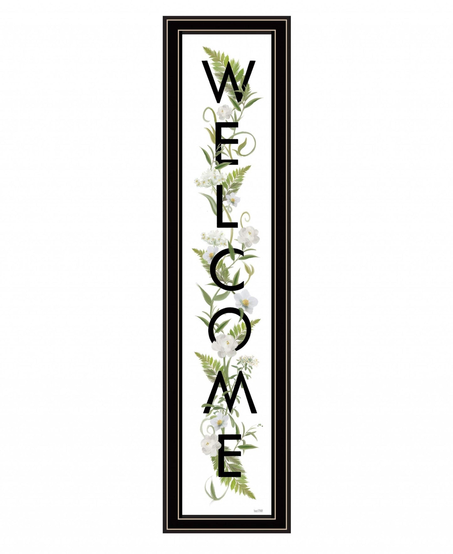 Welcome Sign II 3 Black Framed Print Wall Art - Homeroots - Flyclothing LLC