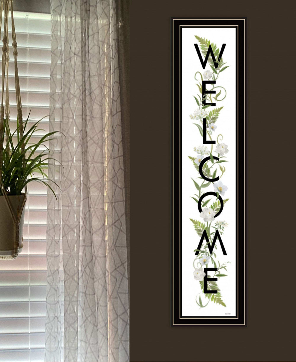 Welcome Sign II 3 Black Framed Print Wall Art - Homeroots - Flyclothing LLC