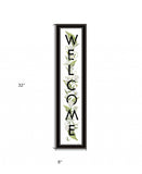 Welcome Sign II 3 Black Framed Print Wall Art - Homeroots - Flyclothing LLC